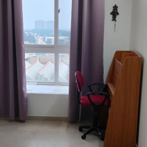 Living Room in 2.5 BHK Apartment at Bhartiya Nikoo Homes Phase 2, Kannur – for Rent