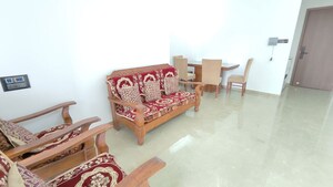 Living Room in 3 BHK Apartment at Aastha CHS Wakad, Wakad – for Rent