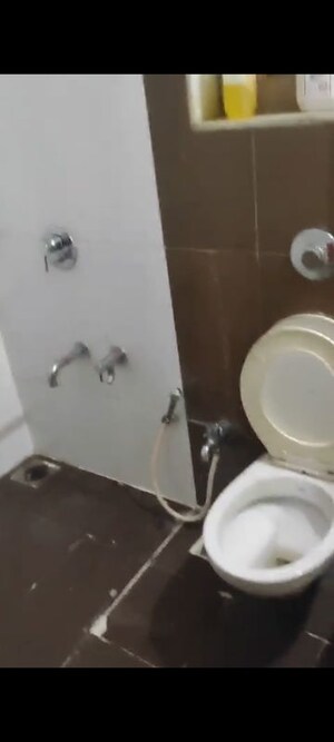 Bathroom in 2 BHK Apartment at Soham Garden, Manpada – for Rent