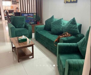 Living Room in 3 BHK Apartment at My Home Tarkshya, Kokapet – for Rent