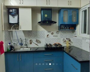 Kitchen in 2.5 BHK Apartment at Hallmark Silvanus, Manikonda – for Rent