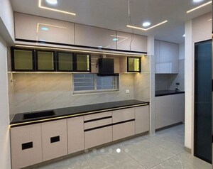 Kitchen in 3 BHK Apartment at Rajapushpa Provincia, Narsingi – for Rent