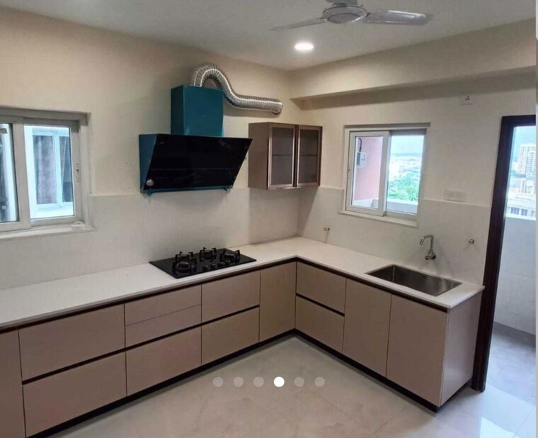 Kitchen, rajapushpa-provincia 3 Bedroom 1960 Sq.Ft. Apartment In Narsingi Hyderabad 9971284