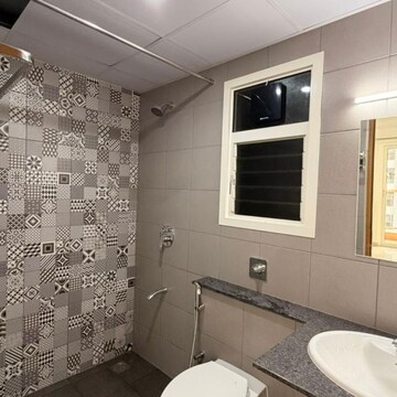 Bathroom in 3 BHK Apartment at L&T Raintree Boulevard Phase 2, Nh 7 – for Rent