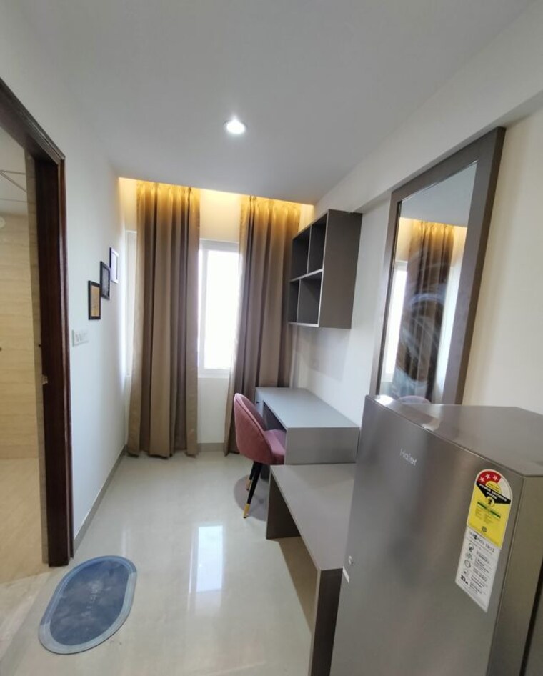 Living Room, okay-plus-solitaire-suites Studio 406 Sq.Ft. Apartment In Ramnagariya Jaipur 9971337