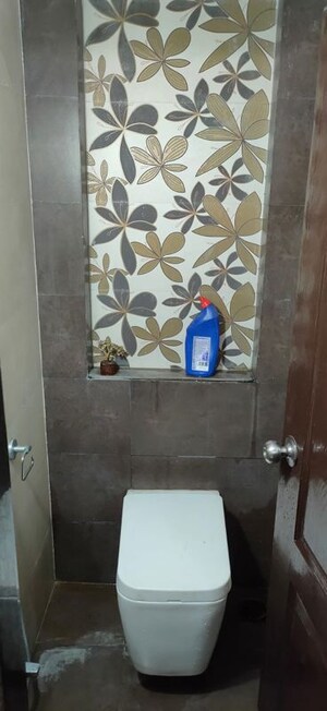 Bathroom in 1 BHK Apartment at Vijay Park, Kasarvadavali – for Rent
