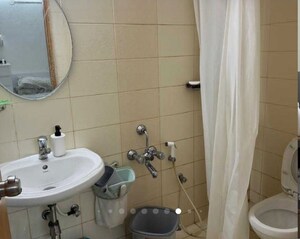 Bathroom in 3 BHK Apartment at Mantri Celestia, Gachibowli – for Rent