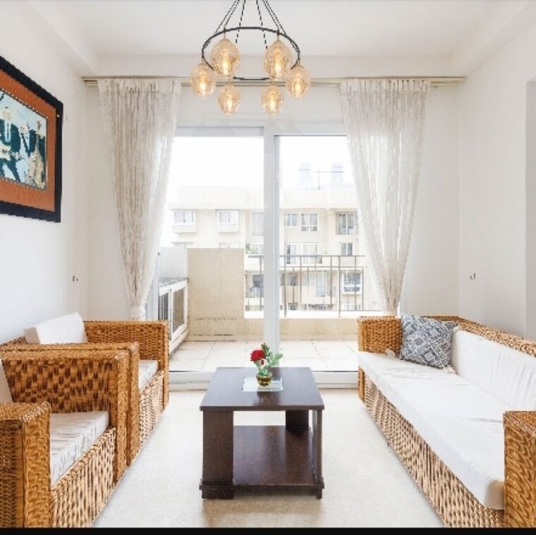 Living Room, bhartiya-nikoo-homes-phase-2 4 Bedroom 2800 Sq.Ft. Penthouse In Kannur Bangalore 9971382