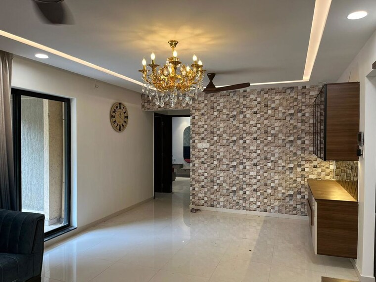 Living Room, pride-world-city-brooklyn 3 Bedroom 974 Sq.Ft. Apartment In Charholi Budruk Pune 9971386