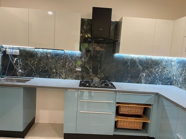 Kitchen, pride-world-city-brooklyn 3 Bedroom 974 Sq.Ft. Apartment In Charholi Budruk Pune 9971386