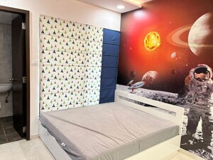 Bedroom in 3 BHK Apartment at Pride World City Brooklyn, Charholi Budruk – for Rent