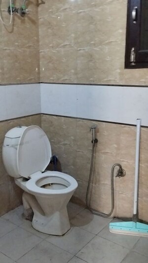 Bathroom in 3 BHK Builder Floor at Shakti Khand Iii – for Rent