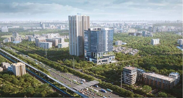Exterior View, sas-diamond-towers Commercial Office Space 500 Sq.Ft. In Financial District Hyderabad 9971354