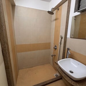 Bathroom in 1 BHK Apartment at Goregaon East – for Rent