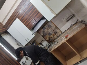 Kitchen in 2 BHK Builder Floor at Gyan Khand ii – for Rent