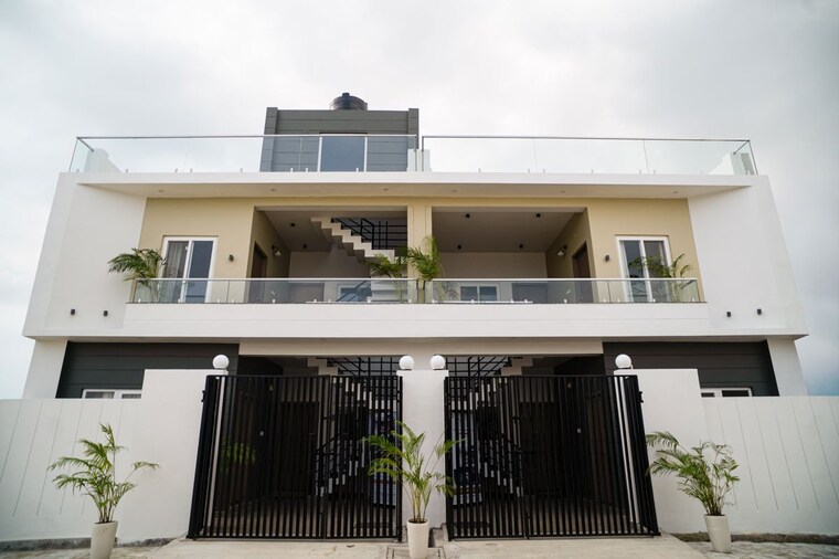 Exterior View, kalpana-eco-world 3 Bedroom 1000 Sq.Ft. Villa In Mohanlalganj Lucknow 9971433