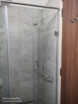 Bathroom in 2 BHK Apartment at LnT Crescent Bay T4, Parel – for Rent