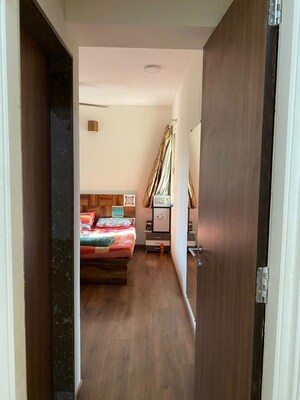 Bathroom in 3 BHK Apartment at Bhimjyani Verraton, Manpada – for Rent