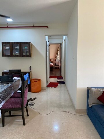 Living Room in 3 BHK Apartment at Bhimjyani Verraton, Manpada – for Rent