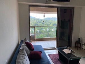 Living Room in 3 BHK Apartment at Bhimjyani Verraton, Manpada – for Rent