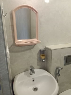 Bathroom in 2 BHK Apartment at Sheth Vasant Blossom, Marol – for Rent