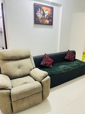 Hall in 2 BHK Apartment at Majestique Manhattan E F, Wagholi – for Rent