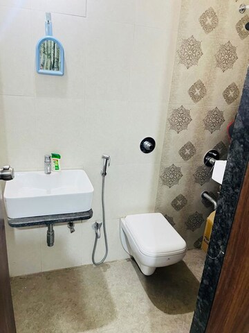 Bathroom in 2 BHK Apartment at Majestique Manhattan E F, Wagholi – for Rent