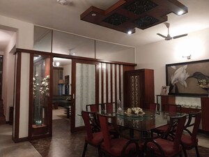 Dining area in 3 BHK Apartment at Green Park – for Rent