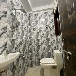 Bathroom in 1 BHK Builder Floor at Chattarpur – for Rent