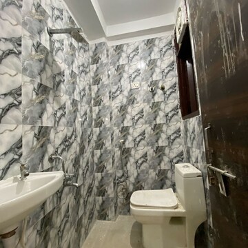 Bathroom in 1 BHK Builder Floor at Chattarpur – for Rent