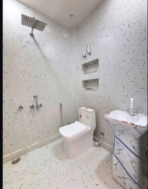 Bathroom in 4 BHK Builder Floor at Uttam Nagar – for Sale