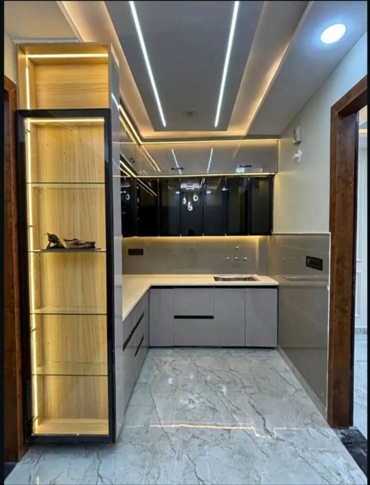 Kitchen, uttam nagar 2.5 Bedroom 454 Sq.Ft. Builder Floor In Uttam Nagar Delhi 9971625