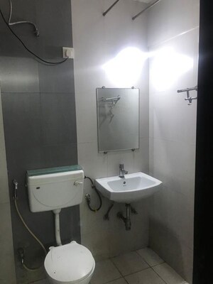 Bathroom in 2 BHK Apartment at Runwal Sanjog, Aundh – for Rent
