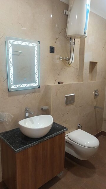 Bathroom in 2 BHK Builder Floor at West Patel Nagar – for Sale