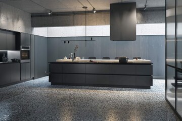 Kitchen in 3 BHK Builder Floor at Saraswati Vihar – for Sale