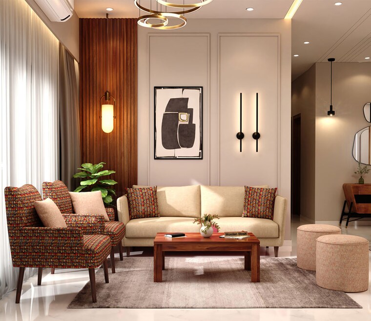 Living Room, saraswati vihar 3 Bedroom 2000 Sq.Ft. Builder Floor In Saraswati Vihar Delhi 9971764