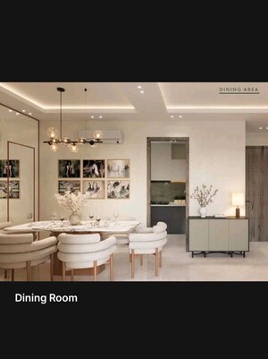 Dining area in 3 BHK Apartment at Uchdpl Eden, Wave City – for Sale