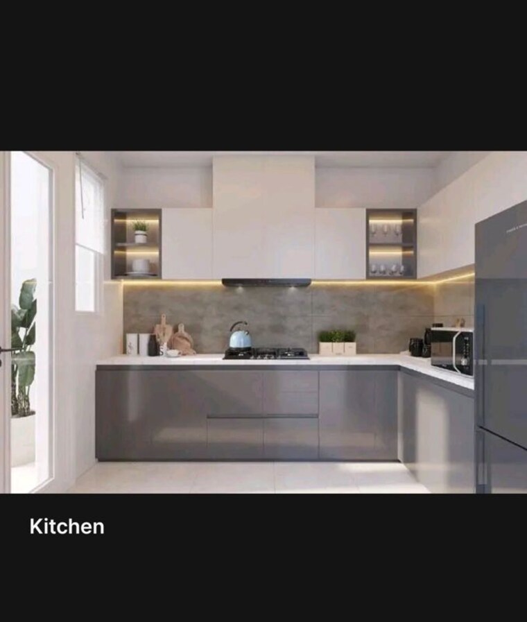 Kitchen, uchdpl-eden 3 Bedroom 1750 Sq.Ft. Apartment In Wave City Ghaziabad 9971776