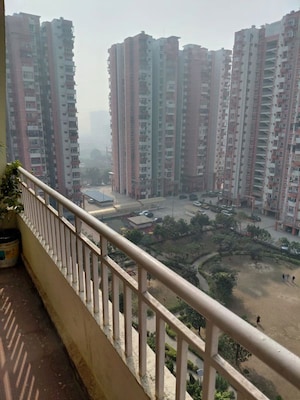 Balcony in 3 BHK Apartment at Siddharth Vihar – for Rent