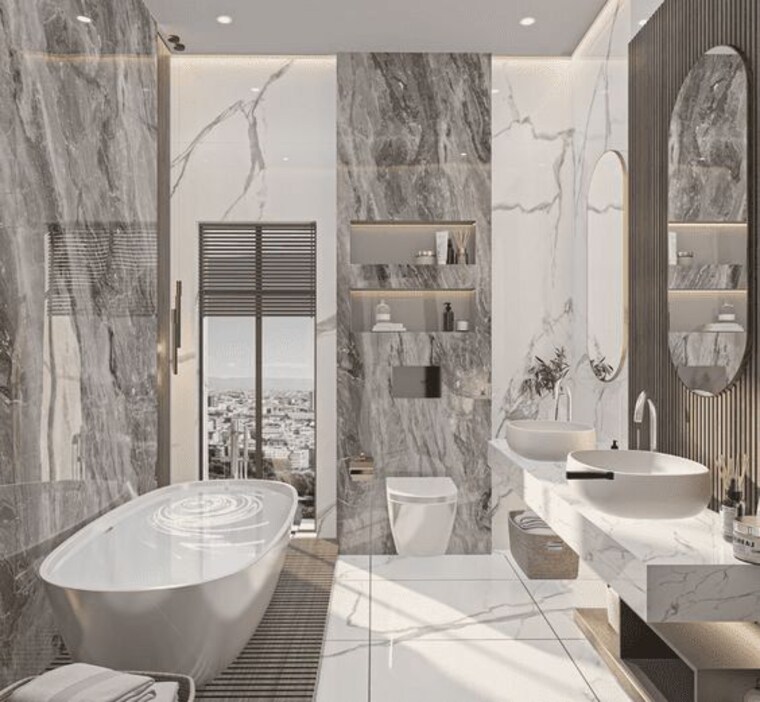 Bathroom, pitampura 4 Bedroom 3000 Sq.Ft. Builder Floor In Pitampura Delhi 9971797