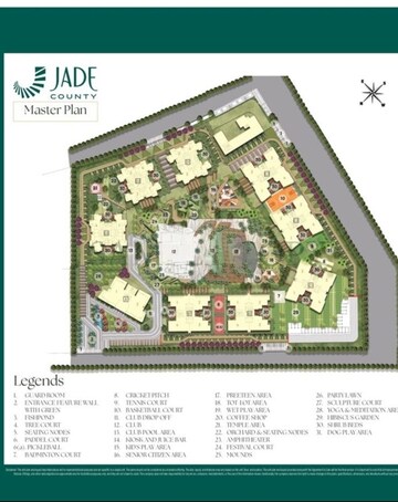 Master Plan in 3 BHK Apartment at Jade County, Wave City – for Sale