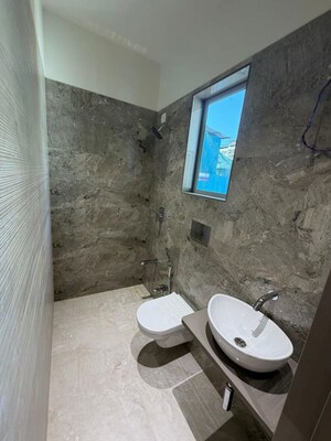 Bathroom in 3 BHK Apartment at Cosmos Nest, Dhokali – for Rent