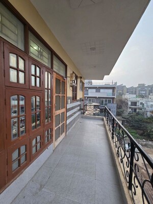 Balcony in 3 BHK Builder Floor at Huda CGHS, Sector 56 – for Rent
