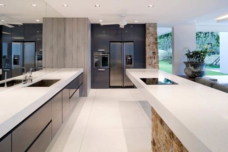 Kitchen, pitampura 4 Bedroom 3000 Sq.Ft. Builder Floor In Pitampura Delhi 9971808