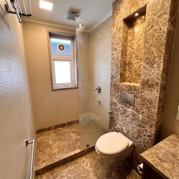 Bathroom in 3 BHK Apartment at Green Park Extension – for Rent