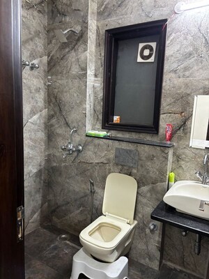 Bathroom in 3 BHK Builder Floor at Huda Staff Colony, Sector 46 – for Rent