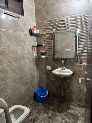 Bathroom in 3 BHK Builder Floor at Huda Staff Colony, Sector 46 – for Rent