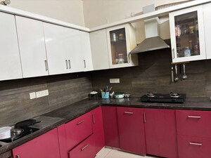 Kitchen in 3 BHK Builder Floor at Huda Staff Colony, Sector 46 – for Rent