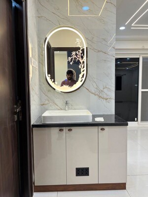 Building Lobby in 3 BHK Apartment at Accurate Wind Chimes, Gachibowli – for Rent