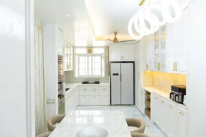 Kitchen in 3 BHK Apartment at Cosmos Nest, Dhokali – for Rent